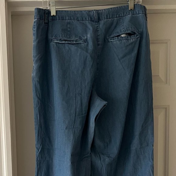J. CREW Soft Denim Trouser- SIZE 10 - Picture 3 of 4